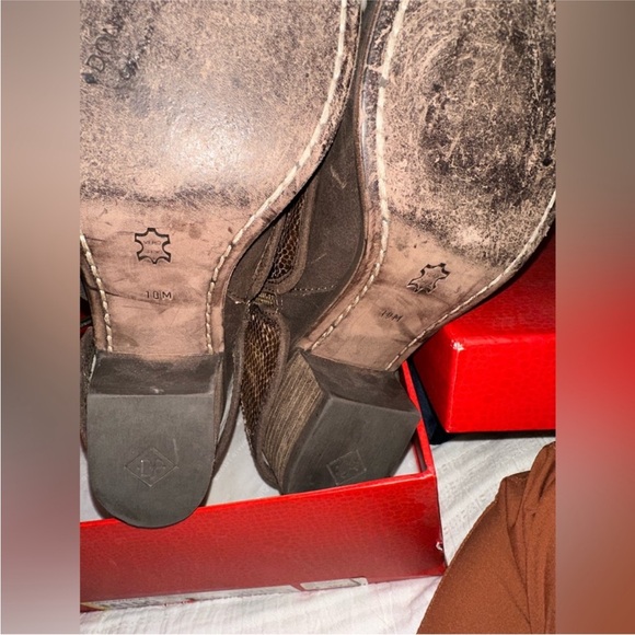 Donald J Pliner Brown Leather Women's Boots - Picture 3 of 4